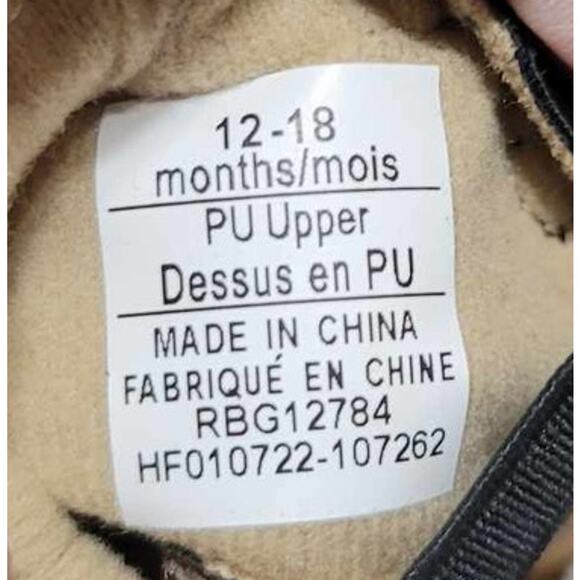 Robeez Fancy Bow Soft Sole Baby Girl Shoes Black NEW - Picture 8 of 12